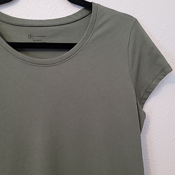 NOBO Olive Green Scoop Neck T-Shirt Sz XL (15-17) - Picture 5 of 11